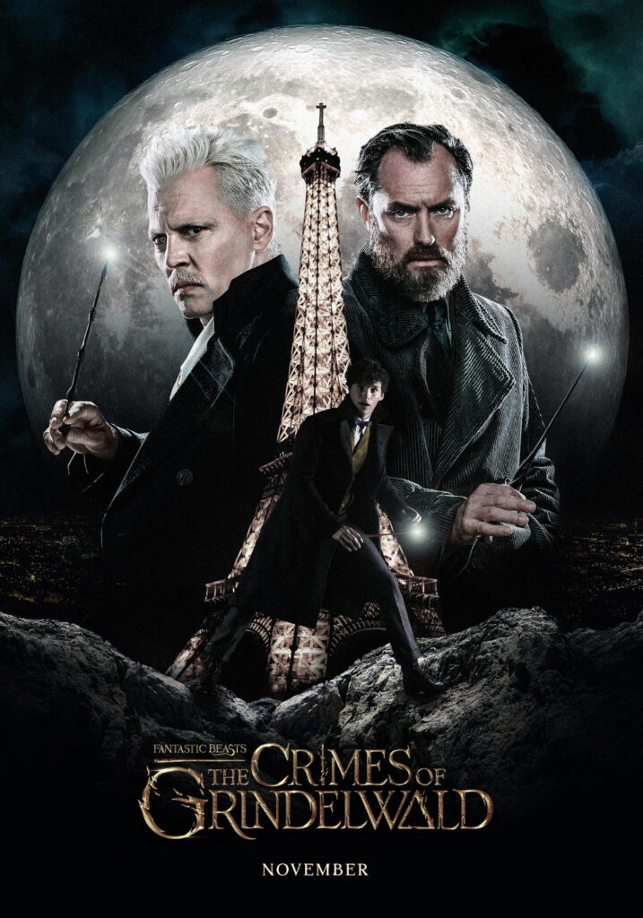 Johnny Depp as Grindelwald in Fantastic Beasts The Crimes of Grindelwald