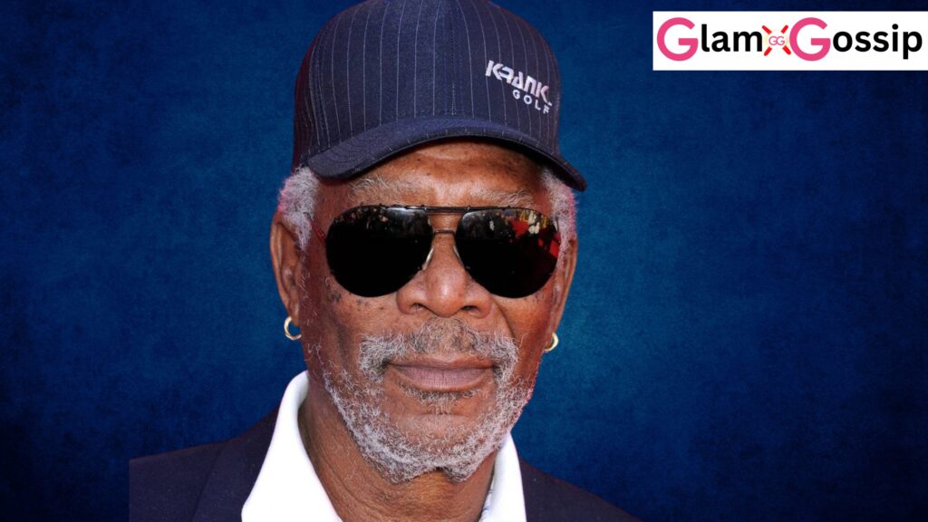 Morgan Freeman voicing the wizard Vitruvius in The LEGO Movie