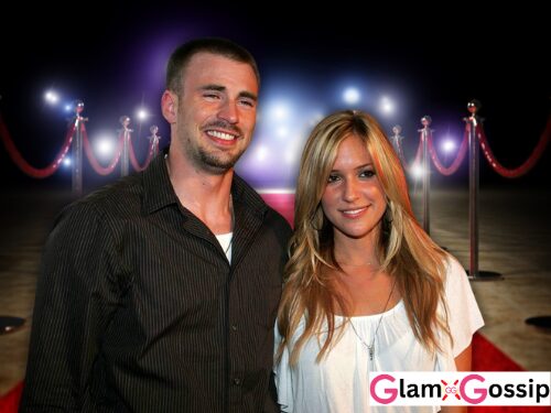 Chris Evans pictured beside Kristin Cavallari