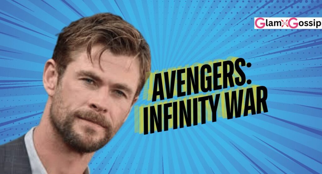 Chris Hemsworth wielding his weapon in Avengers Infinity War