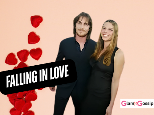 Christian Bale and Sibi Blazic early in their relationship