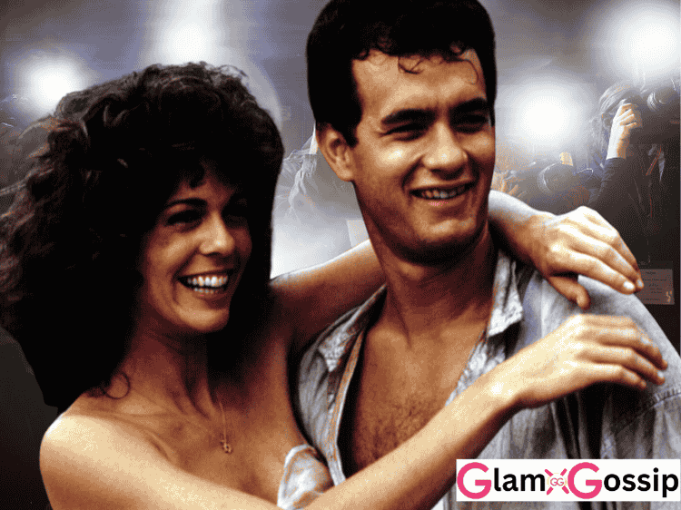 Tom Hanks and Rita Wilson filming Volunteers in 1985