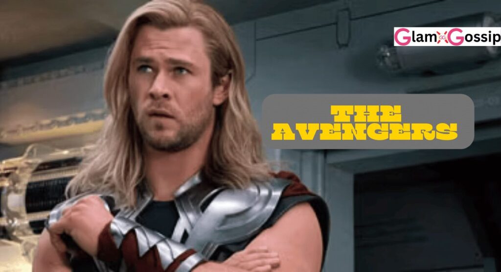 Chris Hemsworth alongside the team in The Avengers