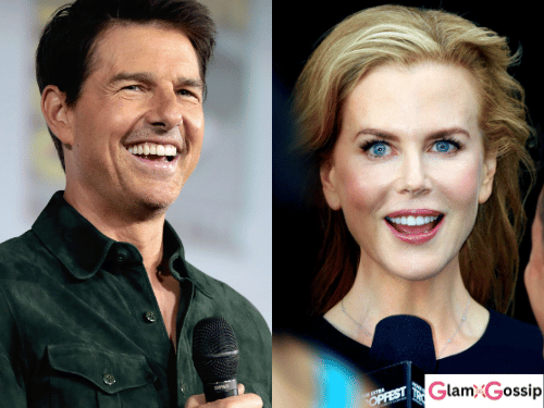 Tom Cruise and Katie Holmes attending an event together
