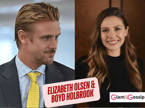 Elizabeth Olsen and Boyd Holbrook attending an event together