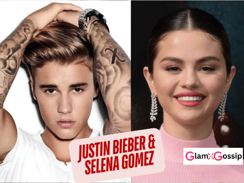 Justin Bieber and Selena Gomez together on the red carpet