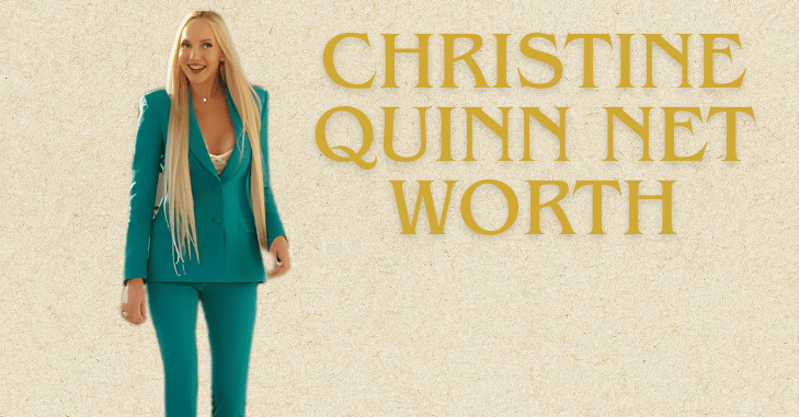 Promotional portrait of real estate agent Christine Quinn
