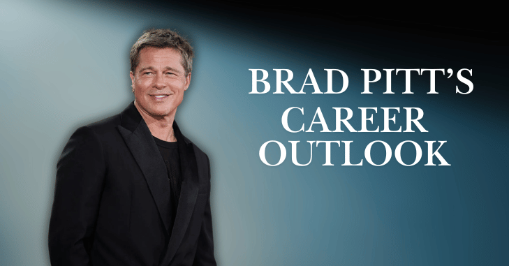Brad Pitt wearing sunglasses at an outdoor event