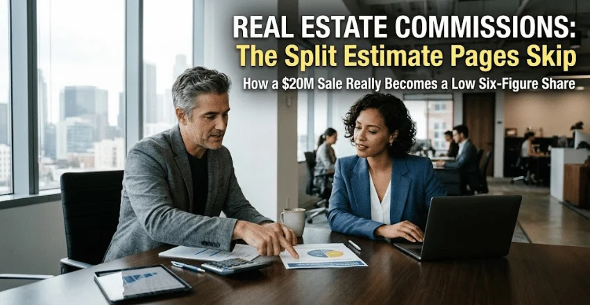 How a real estate commission is really split 